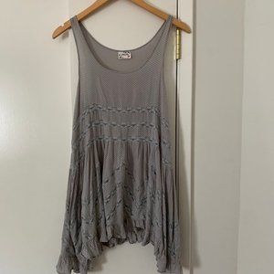 Free People lace and voile trapeze dress